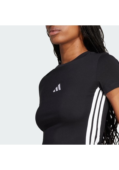 Adidas Essentials 3-stripes Slim Baby Kadın Tişört C-adıjc8325b30a00 Siyah