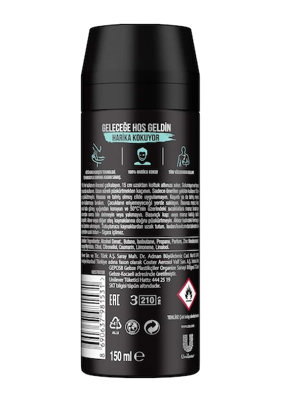 Axe Apollo Sage&Caderwood Erkek Sprey Deodorant 150 ML