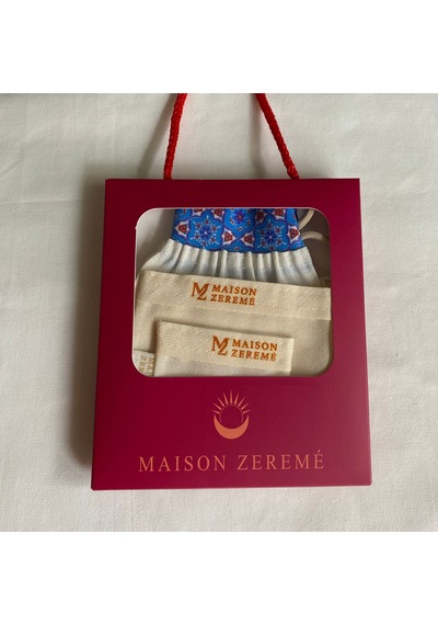 Maison Zereme 3'lü Set %100 İpek Filoş Vücut Yüz Kesesi