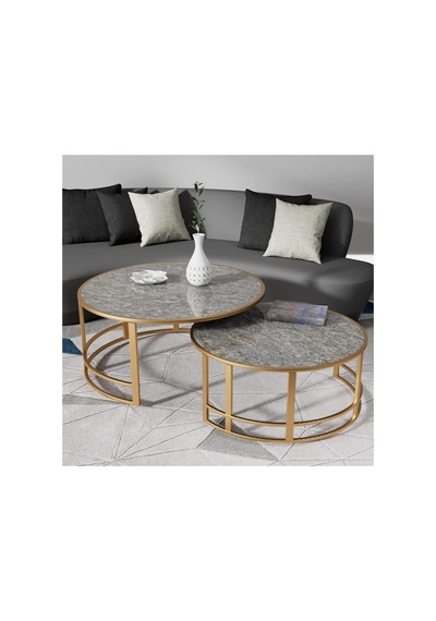 Mermer Desenli Sticker Folyo Koyu Gri 60cm 5mt 3 Adet Çok Renkli