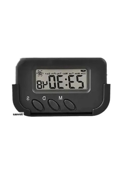 Dijital Masa Saati - Alarm, Kronometre Ve Pomodoro Zamanlayıcı 07 Beyaz