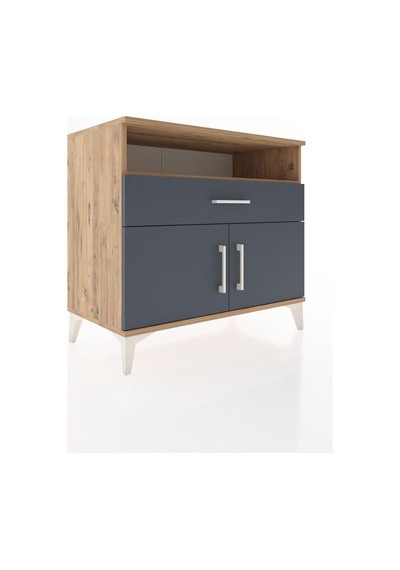 Hyperion Şifonyer Tek Raflı Tek Çekmeceli 2 Kapaklı 88x44x80 ... Çam Hyperion Şifonyer Tek Raflı Tek Çekmeceli 2 Kapaklı 88x44x80 ... Çam