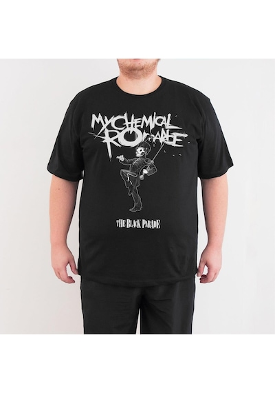 Bant Giyim - My Chemical Romance 4Xl Büyük Beden Siyah Tişört Çok Renkli