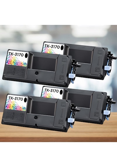 Kyocera Tk-3170  Uyumlu Toner 4'lü  Paket / Ecosys M3860 / P3050 / P3055 / P3060 / P3150 / P3155