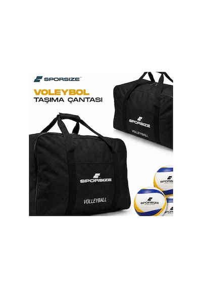 Voleybol Top Taşıma Çantası 6-8 Top Kapasiteli Dayanıklı Spor Çantası