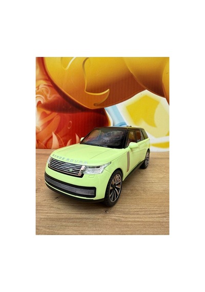 Range Rover Sport Model Araba Yeşil Plastik Sesli Işıklı Açılan Kapılar Range Rover Araba
