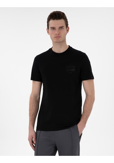 Pierre Cardin Erkek Siyah Tişört 50302599-vr046 Siyah