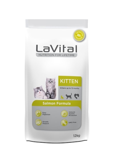 Lavital Kitten Somonlu Yavru Kedi Maması 12 Kg