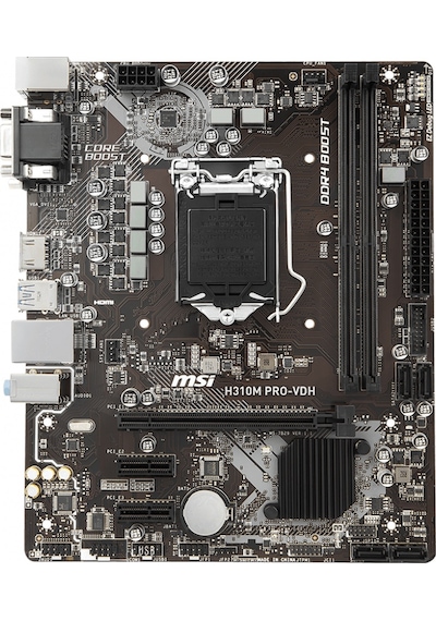 MSI H310M PRO-VDH Intel H310 2666 MHz DDR4 Soket 1151 mATX Anakart