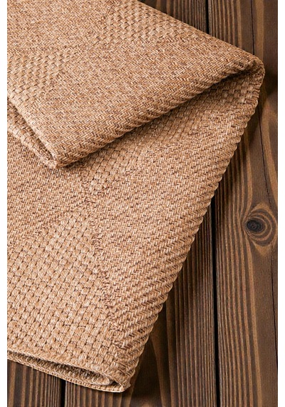 Doğal Jüt Görünümlü Dokuma Kilim Modern & İskandinav Desen Bej Bej