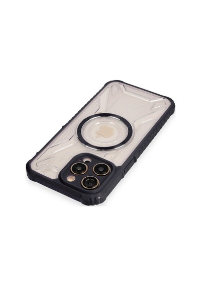 Apple iPhone Uyumlu  12 Pro Uyumlu Kılıf Prag Magneticsafe Kapak - Siyah