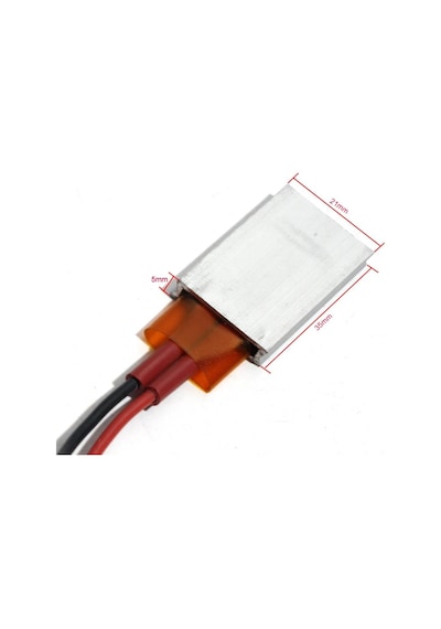PTC Isıtıcı Plaka 12V 220 C (35x21x5 mm)