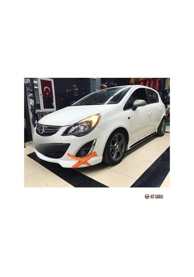Opel Corsa Makyajlı Ön Ek Plastik Boyasız