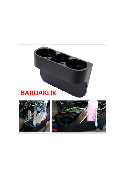 Araç Için Koltuk Yanı Arası Bardak Bardaklık Tutucu Plastik