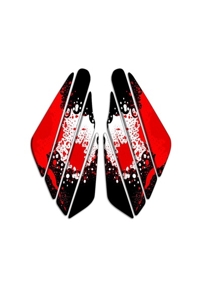 Universal Motosiklet Yan Pad 3d Sticker 013 Diğer