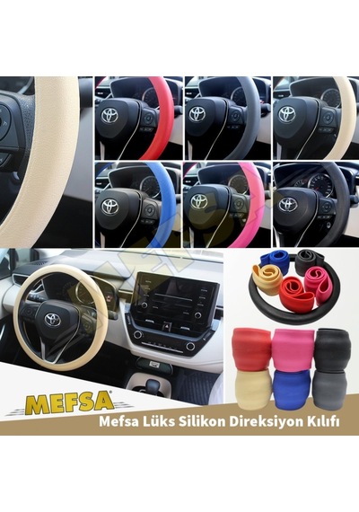 A Kalite Yeni Nesil Renkli Silikon Direksiyon Kılıfı Taba (460870226)