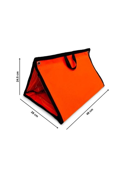 Yuga 9 Gözlü Şeffaf Pvc Cepli Çok Amaçlı Duvar Organizeri Ve Taşıma Çantası 49x84 Cm