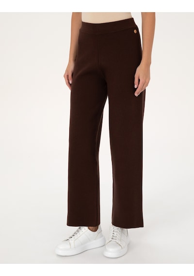 Pierre Cardin Kadın Kahverengi Pantolon Triko 50311588-vr029 Kahverengi