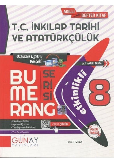 Bumerang Serisi - 8. Sınıf Etkinlikli T.c. İnkılap Tarihi Ve A...