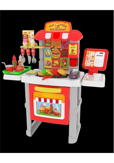 52 Parça 78 Cm Fast Food Restaurant 9247