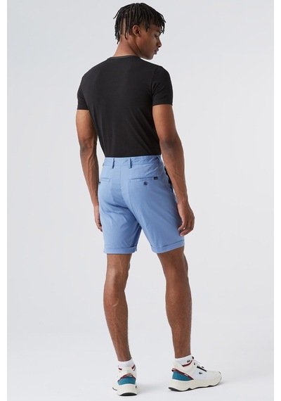 Lacoste Men's Slim Fit Bermuda Shorts Erkek Dar Kesim Bermuda Şort Mavi