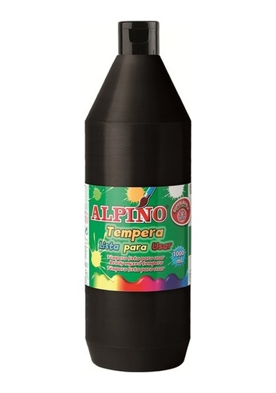 Alpino Sulu Boya Tempera Siyah 500 Gr Dm010183