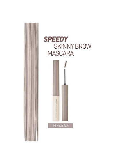 Perıpera Speedy Skinny Brow Mascara 10 Hazy Ash