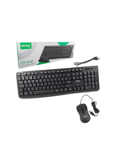 Deiog DY-813S Usb Kablolu Q Klavye Mouse Set