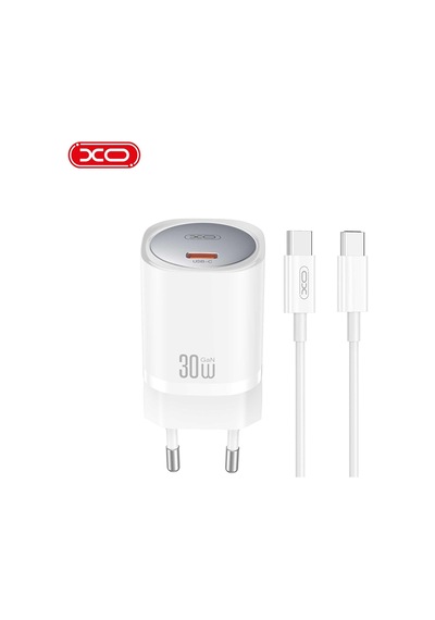 Ce20 Eu 30w Gan Pd Süper Hızlı Şarj Adaptörü Ve Type-c To Type-c Kablo Seti Apple Uyumlu iPhone & Android