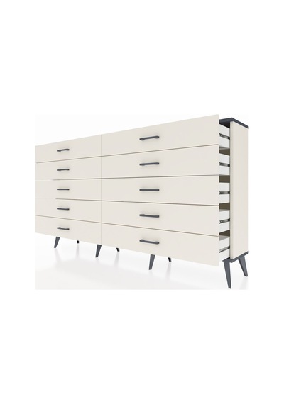 Arges Konsol 10 Çekmeceli 176x30x99 Aytaşı-antrasit/aytaşı Antrasıt/aytası - Aytası Arges Konsol 10 Çekmeceli 176x30x99 Aytaşı-antrasit/aytaşı Antrasıt/aytası - Aytası