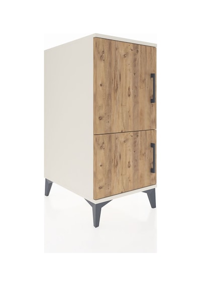 Kronos Komodin 3 Raflı 2 Kapaklı 44x59x96 Aytaşı-çam Aytaşı