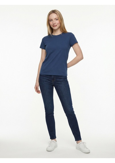 Kadın T-shirt Lf2042935 Navy Lacivert
