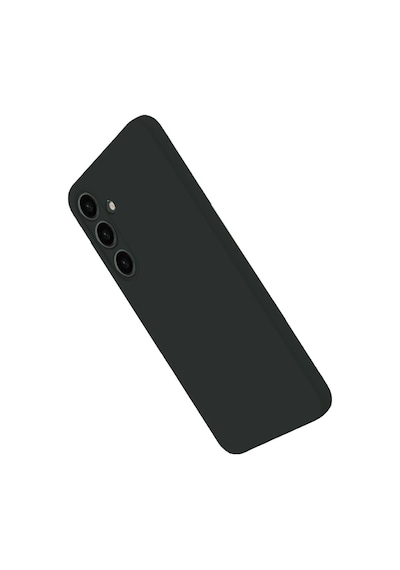 Samsung Galaxy  Uyumlu  S25 Plus Kılıf Nano İçi Kadife Silikon - Siyah