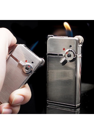 Torch Çift Fonksiyonlu Jet Çakmak Bordo Metal