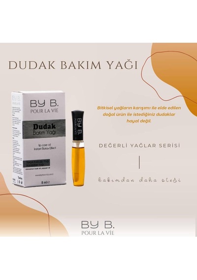By B. Pour La Vie Dudak Bakım Yağı 8ml 0