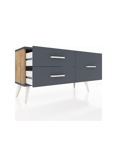 Arges Şifonyer 3 Raflı 88x30x48 Çam-antrasit Antrasit Arges Şifonyer 3 Raflı 88x30x48 Çam-antrasit Antrasit