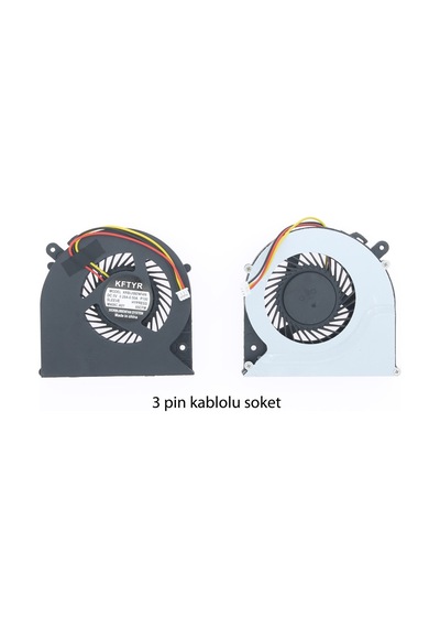 Toshiba Uyumlu C55D-A-14H L875-11K C855-10E C855-2G5 L850-1R6 Fan 3 Pin