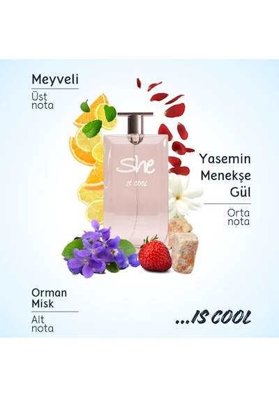 She is Cool Kadın Parfüm EDT 50 ML