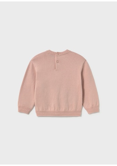 Mayoral Pembe Kız Bebek İşlemeli Kazak 2385