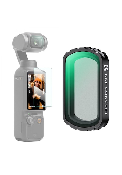 K&f Concept Magnetic Black Diffusion 1/4 Djı Osmo Pocket 3 Comb