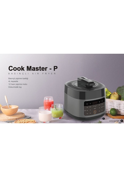 Xiaomi Smartmi Cook Master-P 4 L 2'si Bir Arada Düdüklü Tencere Air Fryer