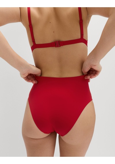 Marks & Spencer Yüksek Bel Bikini Altı T52001178W Kırmızı