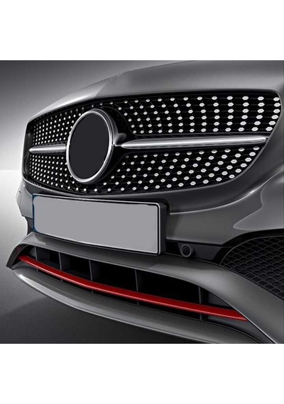 Mercedes W176 2016-2018 Uyumlu Yedek Parça Diamond Panjur Siyah