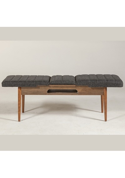 Ahşap Açılır Bench Ceviz Antrasit