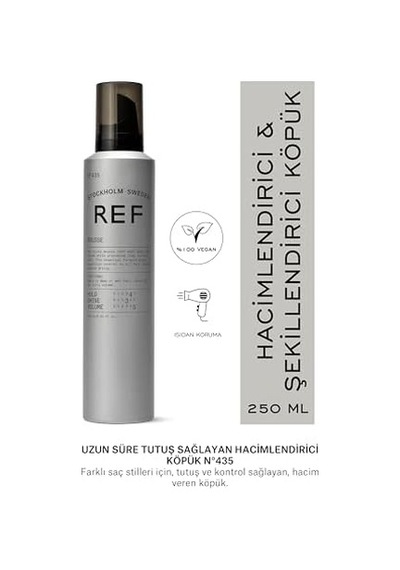 Reference Of Sweden Ref Stockholm-ref Mousse N 435 250 Ml Uzun Süreli Tutuş Sağlayan Hacimlendirici Köpük