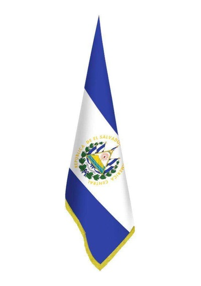 El Salvador Bayrağı - Ofis - Makam -toplantı Odaları - Saçaklı Makam Bayrağı 1