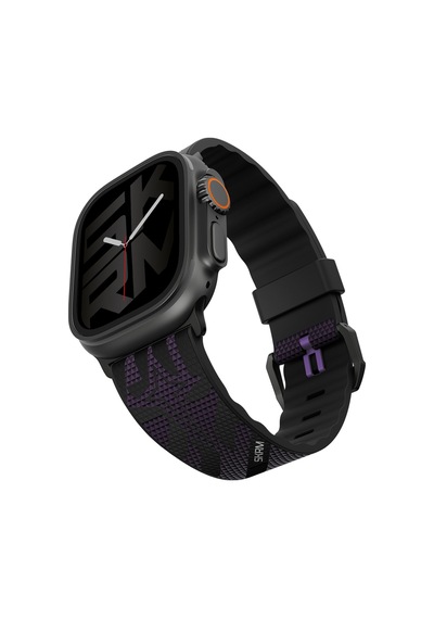 Watch Ultra 49mm Uyumlu Skinarma Phantom Serisi Silikon Kordon Mor