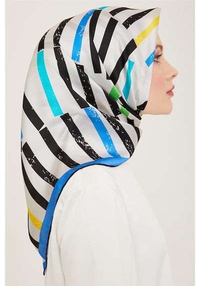Armine Sura İpek Eşarp 24ya9101 01 - Desenli