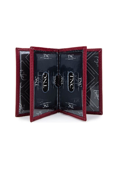 Tamer Tanca Unisex Hakiki Deri Bordo Kartlık 688 4031d Czdn Sk24-25 Bordo Dr Bordo