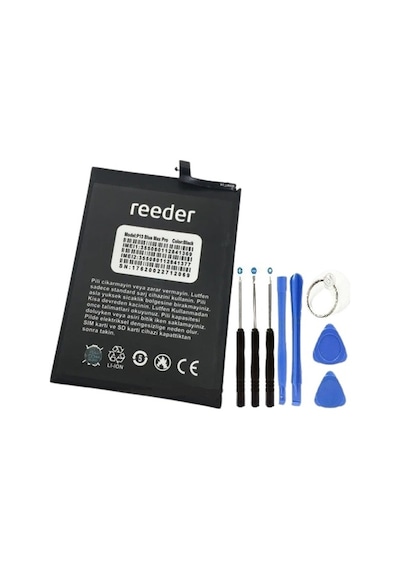 Reeder P13 Blue Max Pro 2021 Pil Batarya+tamir Set